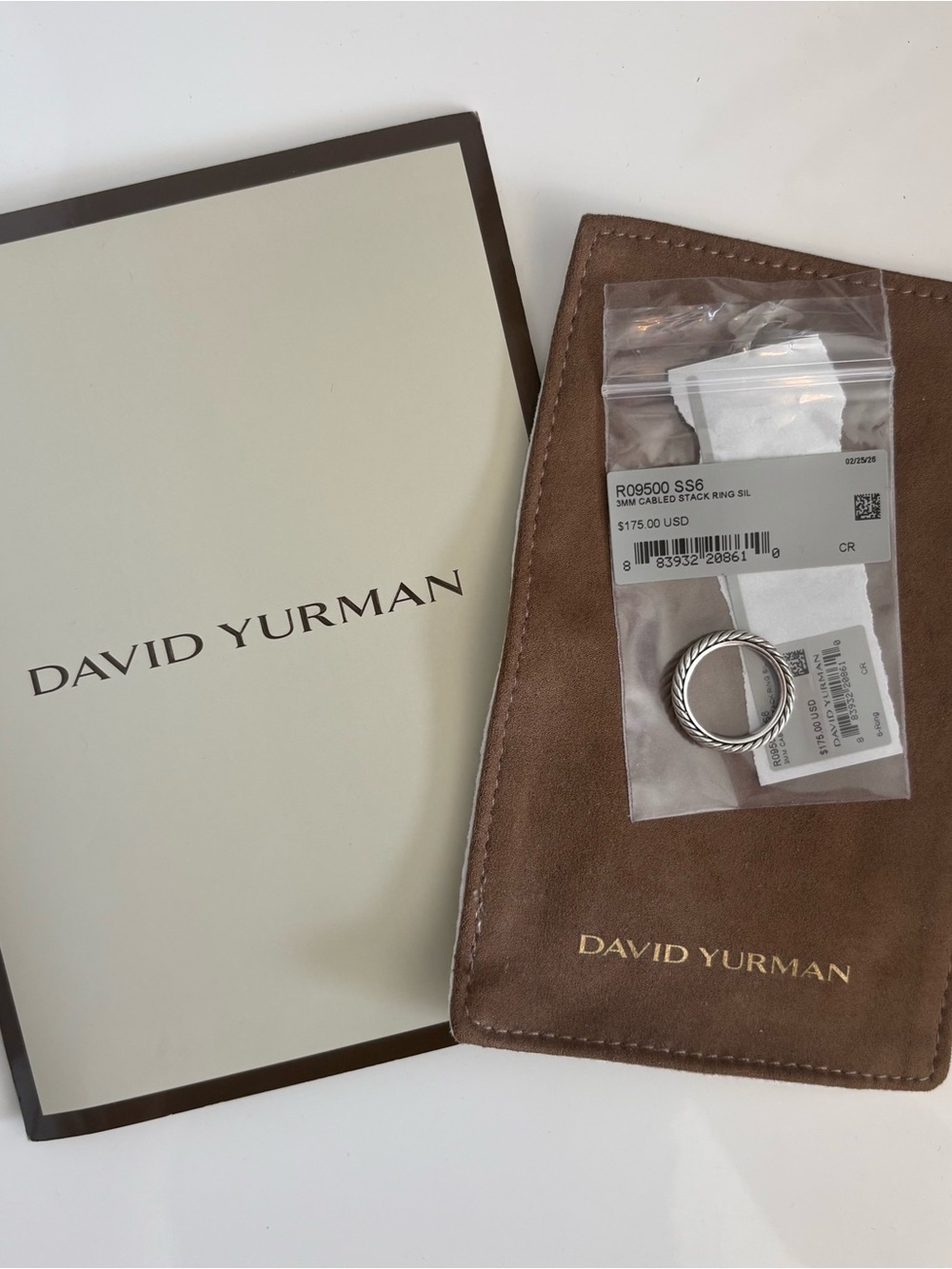 David Yurman Cable Collectibles Band Ring, 3mm, Size 6 - Picture 5 of 16